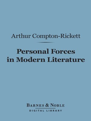 cover image of Personal Forces in Modern Literature